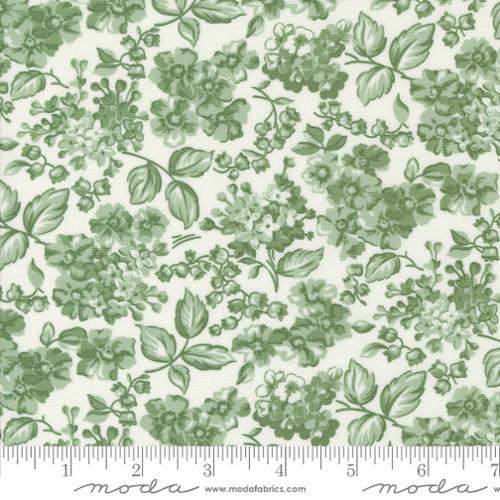 Moda – Rosemary Cottage Cream Rosemary (55312 37) – by the Half Yard - Small Town Fabric Co.