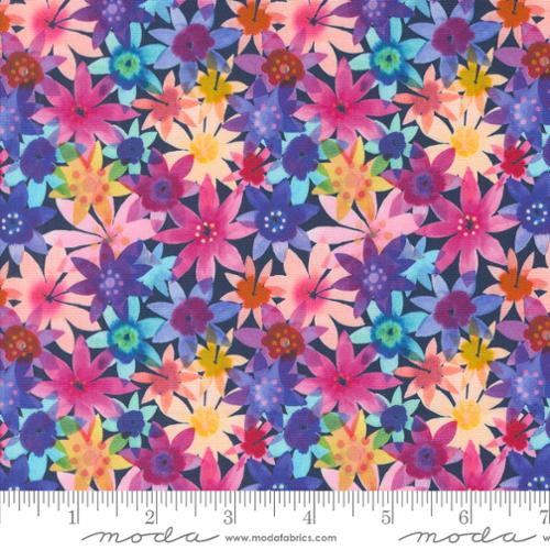 Moda – Flower Patches Midnight (21827 20) – by the Half Yard - Small Town Fabric Co.