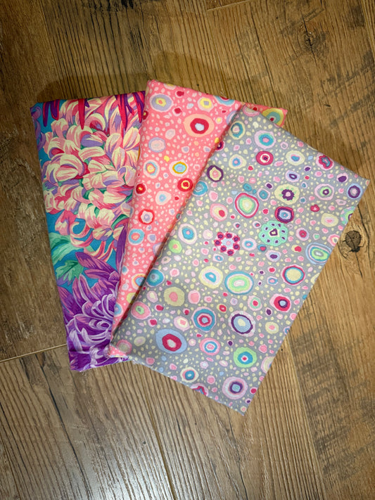 Kaffe Fassett Collective – 3-Yard Designer Bundle (Roman Glass & Floral) - Small Town Fabric Co.