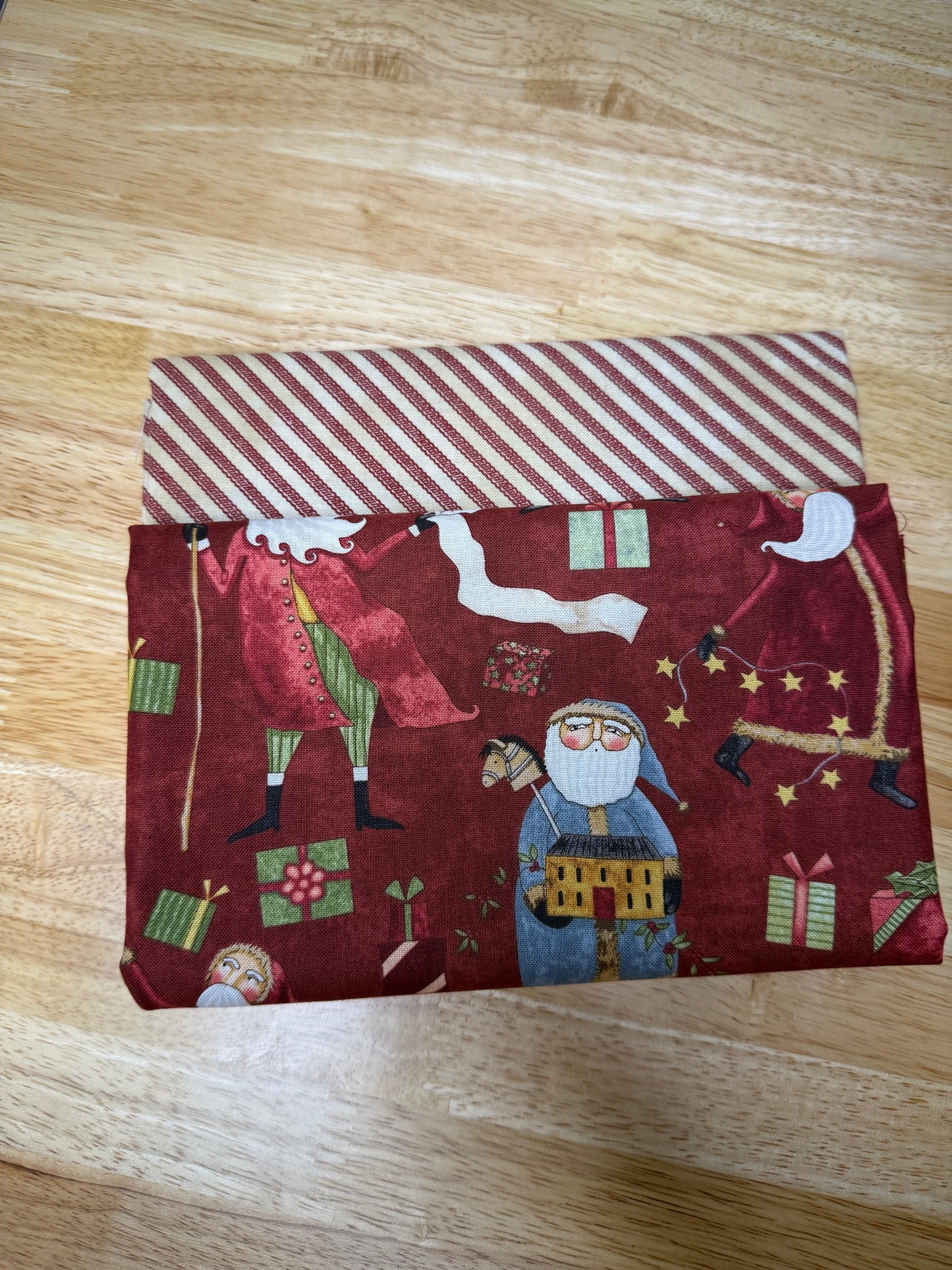 Naughty or Nice 2-Pack – 1/2 Yard Holiday Bundle by Teresa Kogut - Small Town Fabric Co.