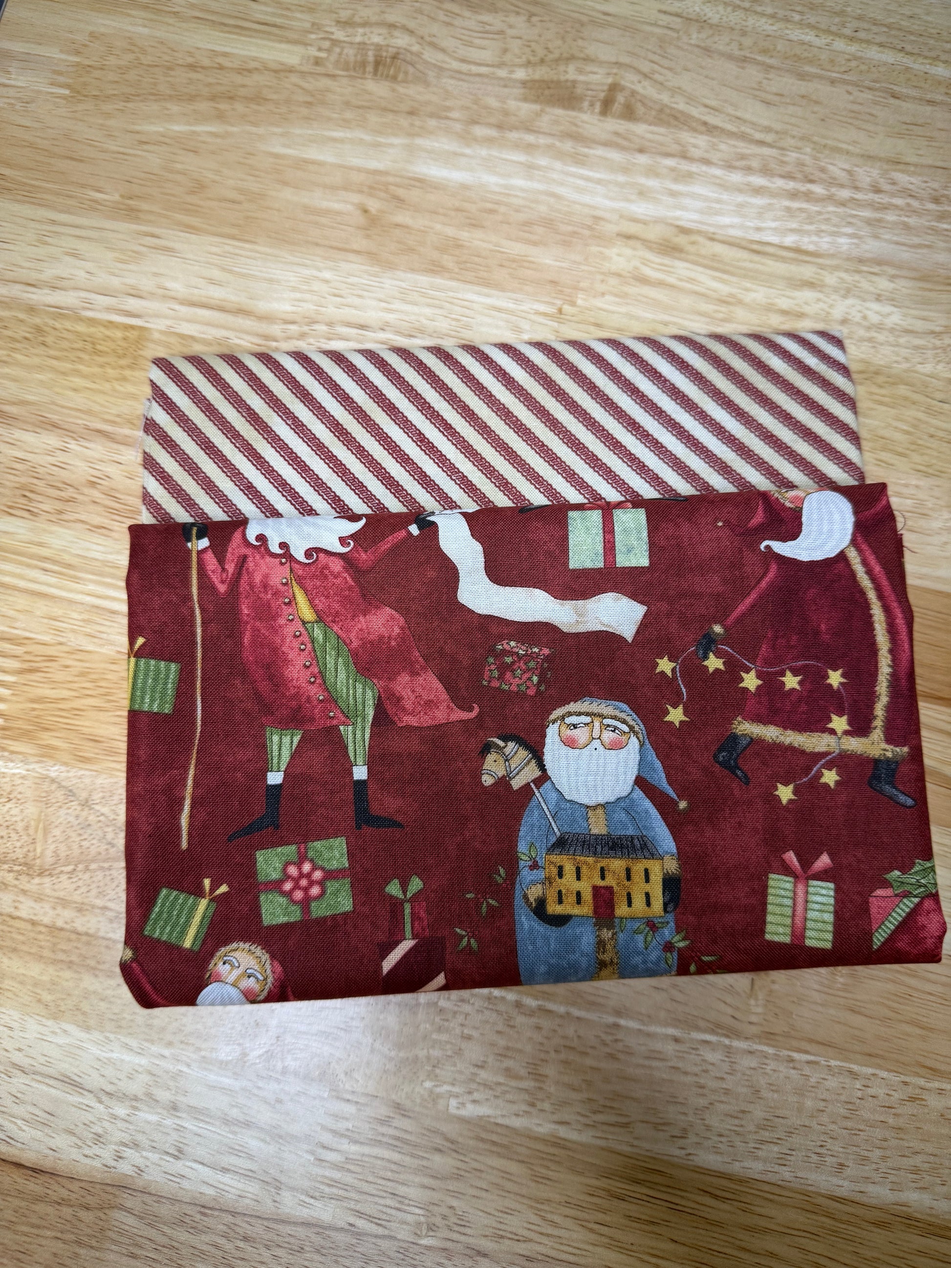 Naughty or Nice 2-Pack – 1/2 Yard Holiday Bundle by Teresa Kogut - Small Town Fabric Co.