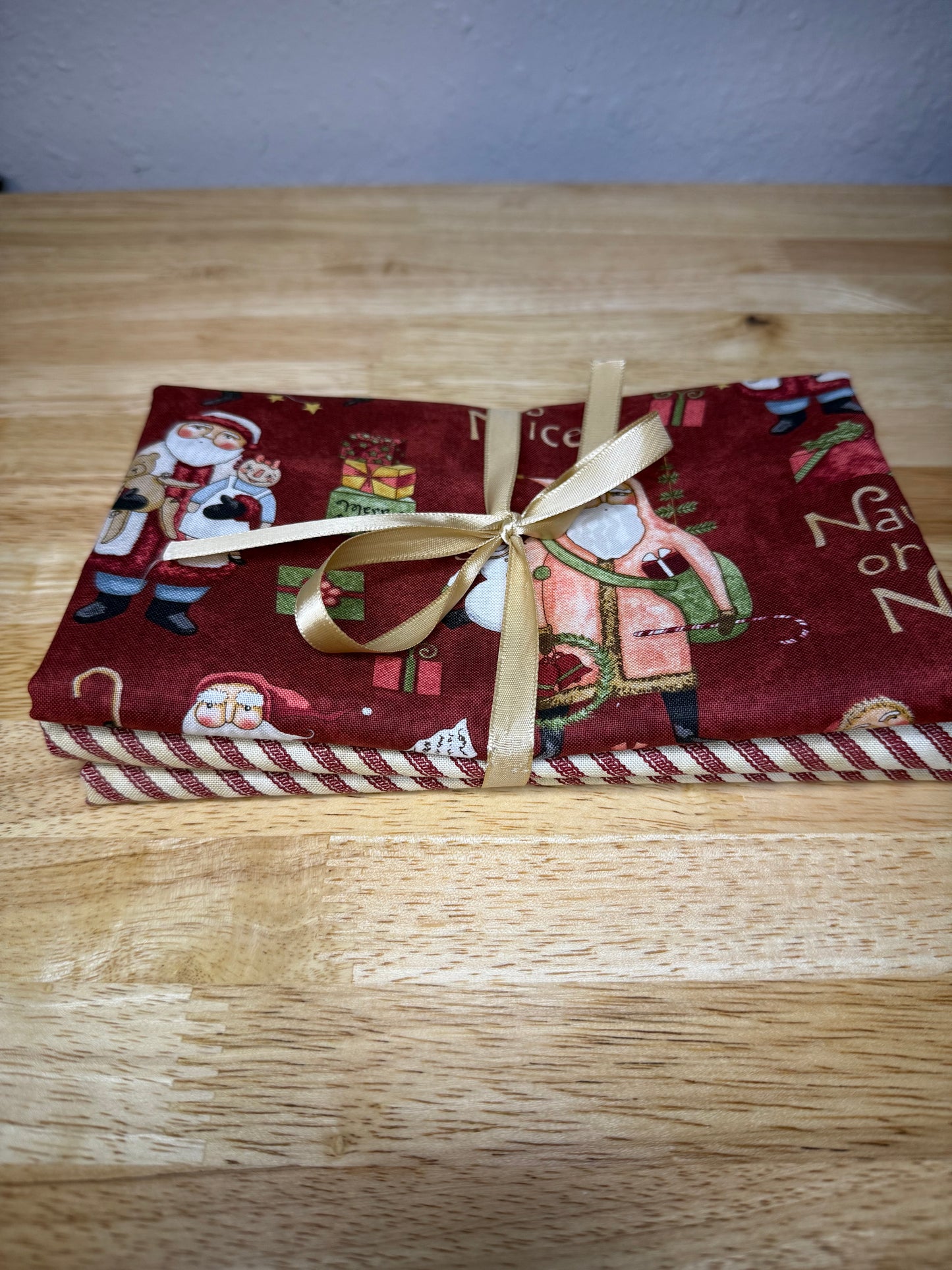 Naughty or Nice 2-Pack – 1/2 Yard Holiday Bundle by Teresa Kogut - Small Town Fabric Co.