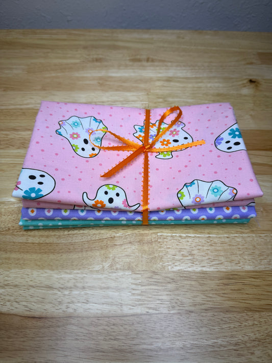 Fab-Boo-Lous 3-Pack – 1/2 Yard Cuts (Grape Soda, Candy Pink, Robin’s Egg) - Small Town Fabric Co.