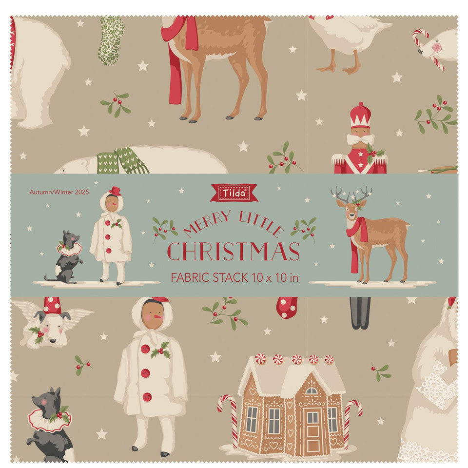 Tilda Fabrics – Merry Little Christmas 10” Squares - Small Town Fabric Co.