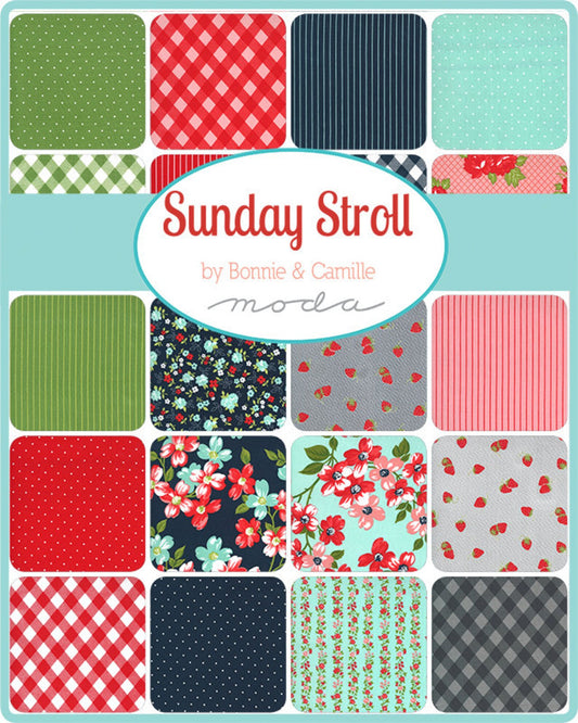 Sunday Stroll – Jelly Roll by Bonnie & Camille for Moda Fabrics - Small Town Fabric Co.