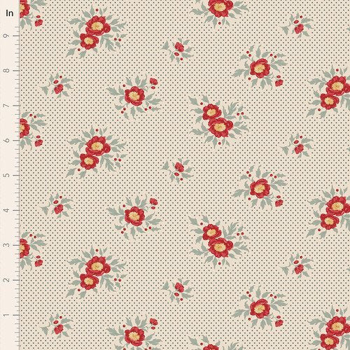 Merry Little Christmas - Joy Blue - 1/2 Yard - Small Town Fabric Co.