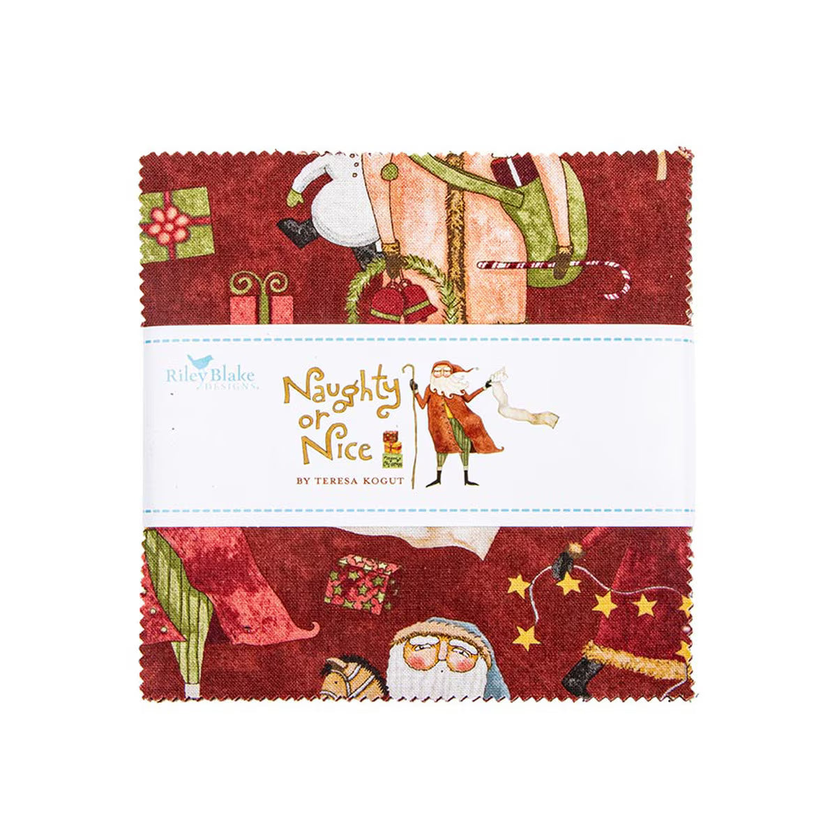 Teresa Kogut – Naught or Nice 5" Stacker - Small Town Fabric Co.