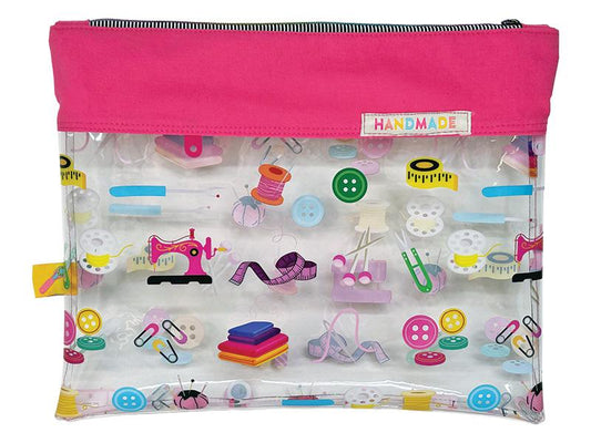 Clear Vinyl – 12" x 52" | 12 Gauge  By Sew Hungryhippie – Made in the USA - Small Town Fabric Co.