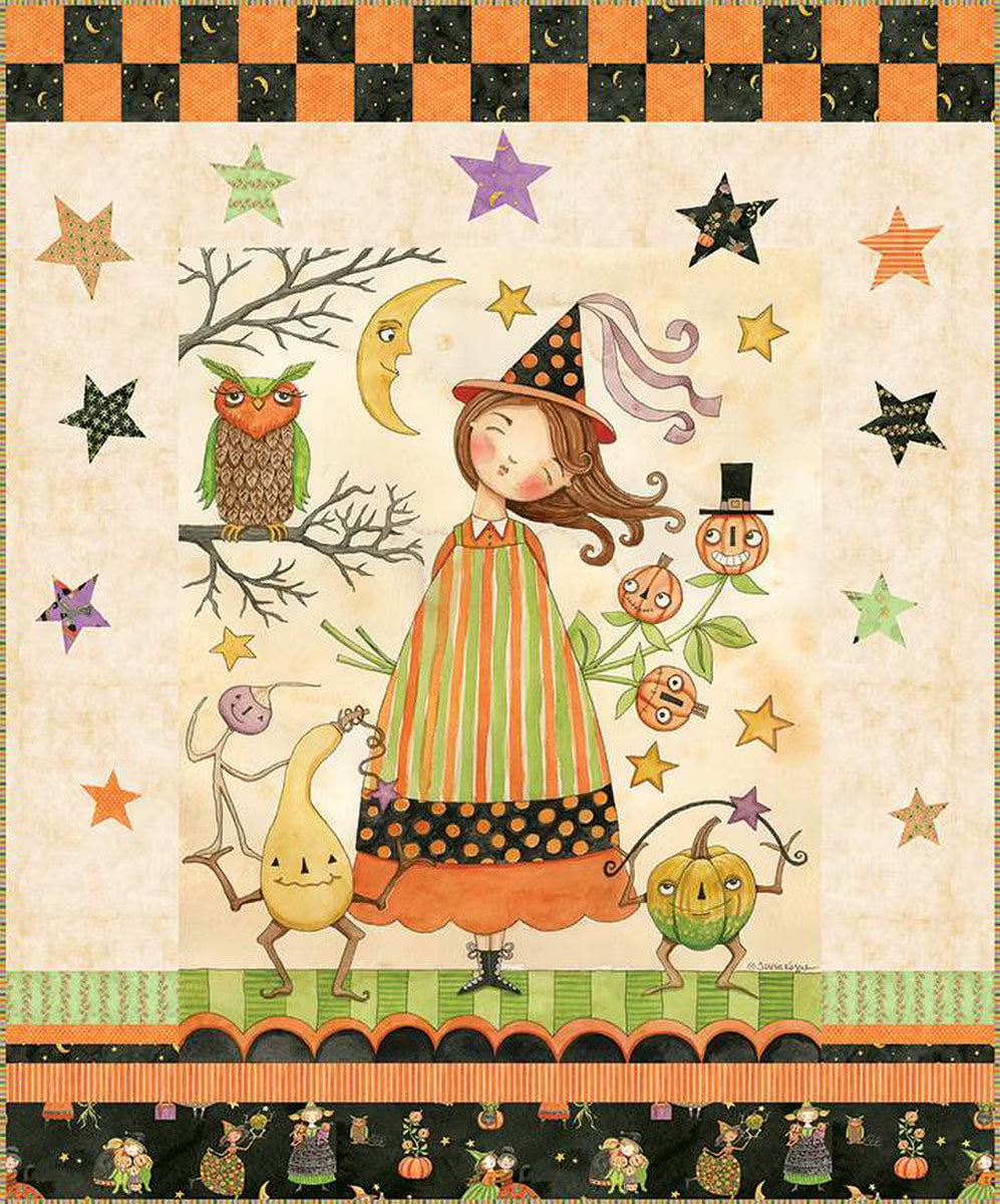 Teresa Kogut – Ghoul Friends Panel Quilt Kit - Small Town Fabric Co.