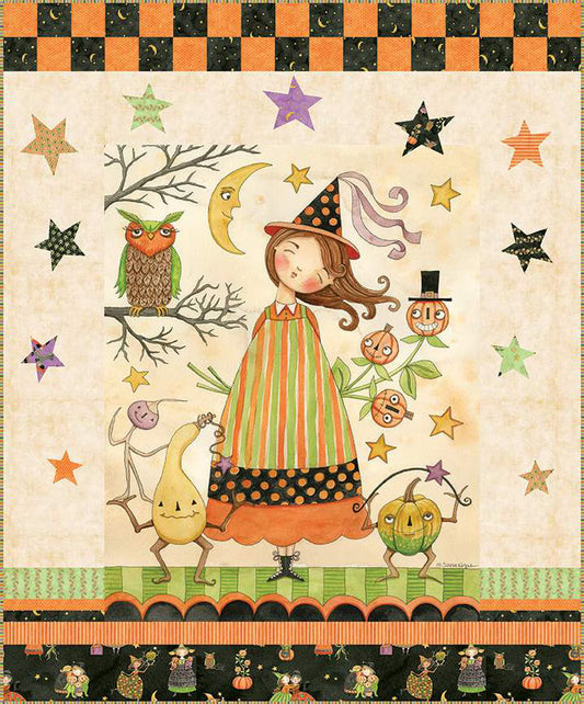 Teresa Kogut – Ghoul Friends Panel Quilt Kit - Small Town Fabric Co.
