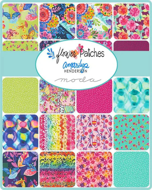Moda Fabrics – Flower Patches Jelly Roll - Small Town Fabric Co.